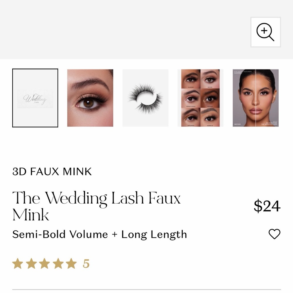 Lilly Lashes The Wedding Lash, 3D Faux Mink Lashes, New In Box - Picture 5 of 7